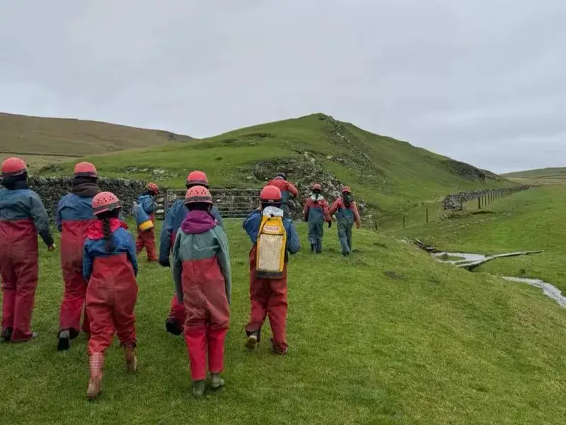 Scout group together