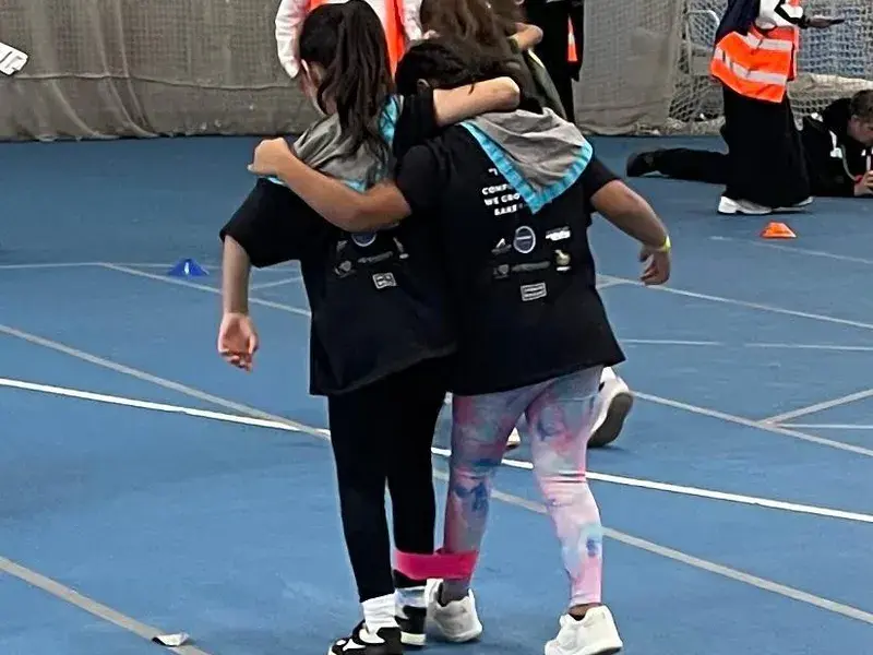 Scouts enjoying moment